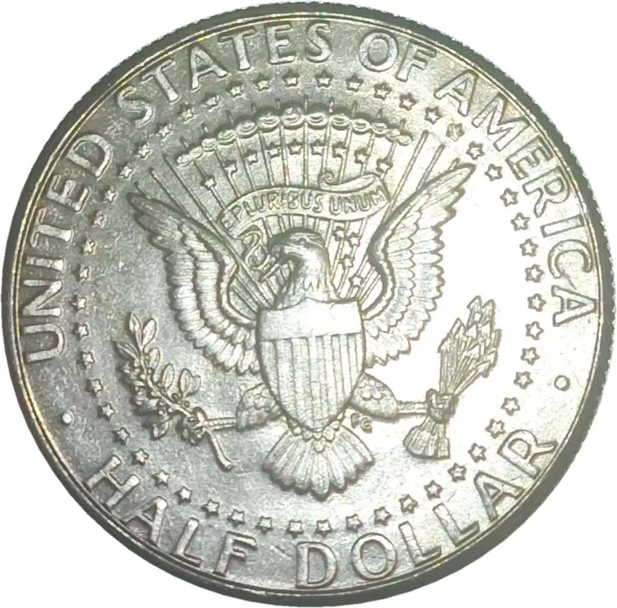 usa kennedy half dollar 1996