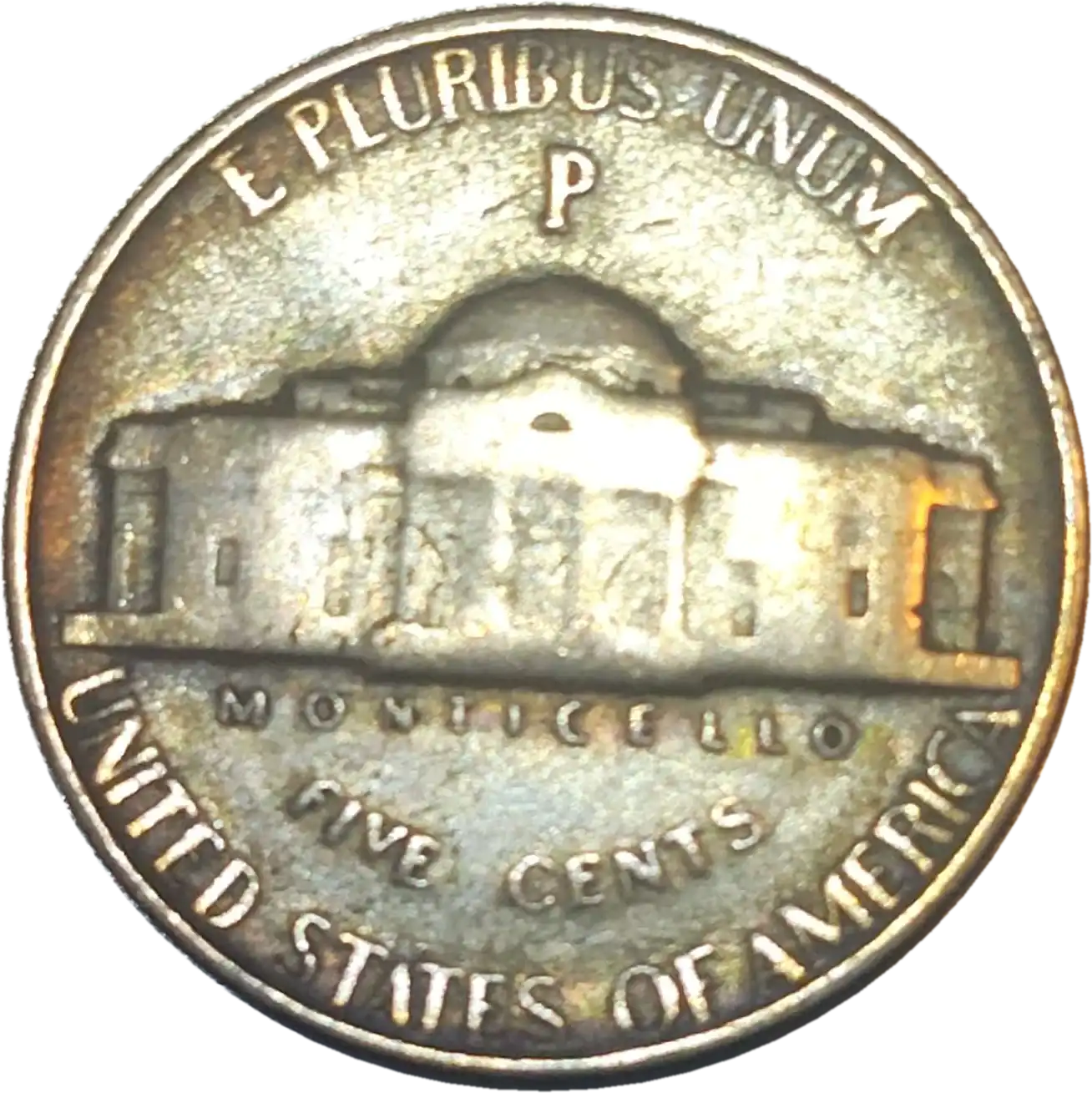 usa 5 cents classic jefferson 1944-P