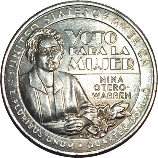 usa 25 cents nina otero warren 2022-P