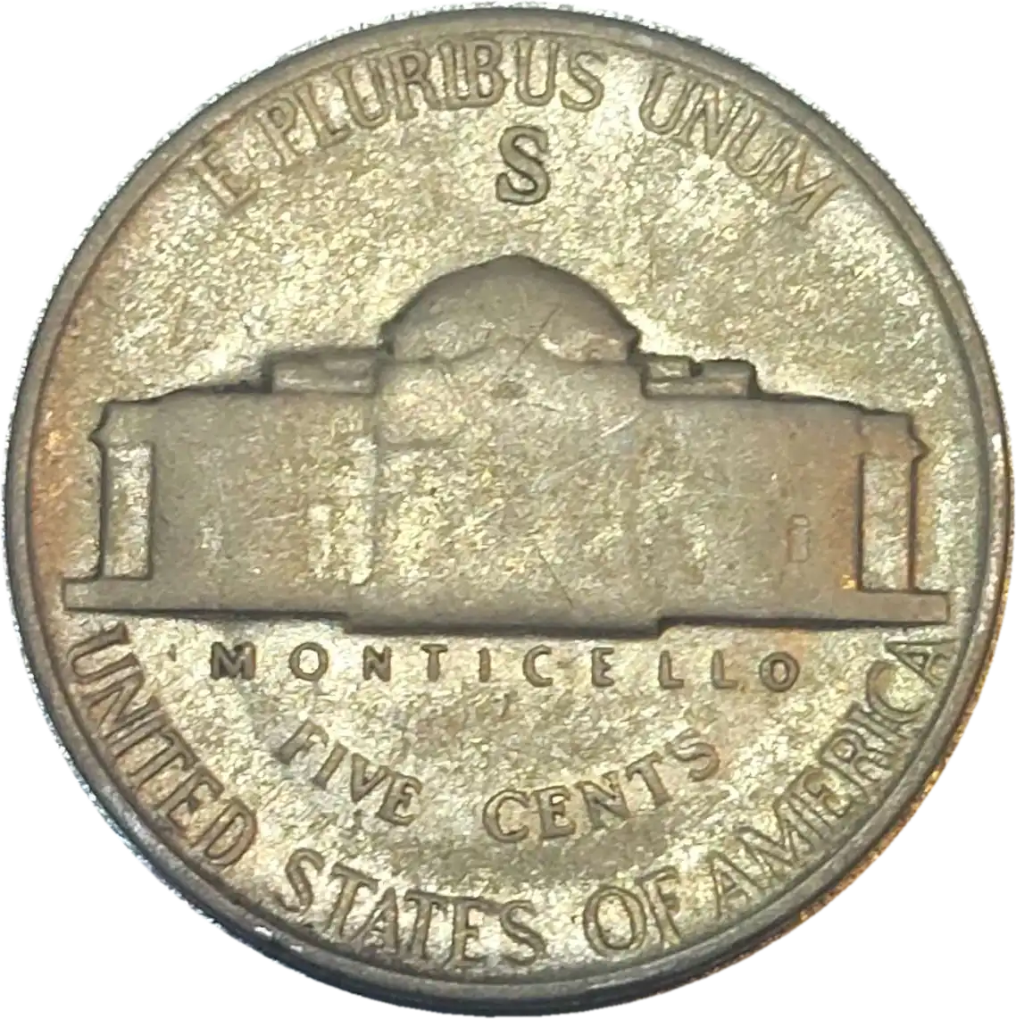 USA 5 cents classic jefferson 1945-S-MS