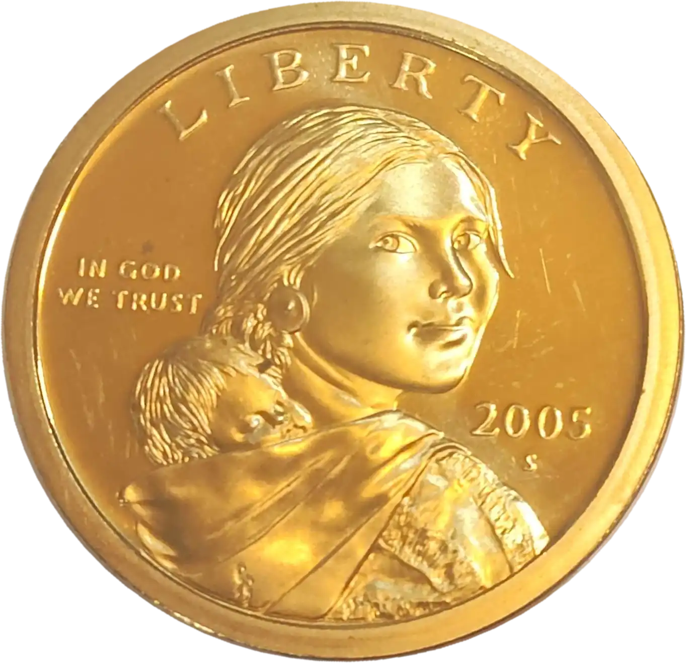 USA sacagawea dollar 2005 S proof