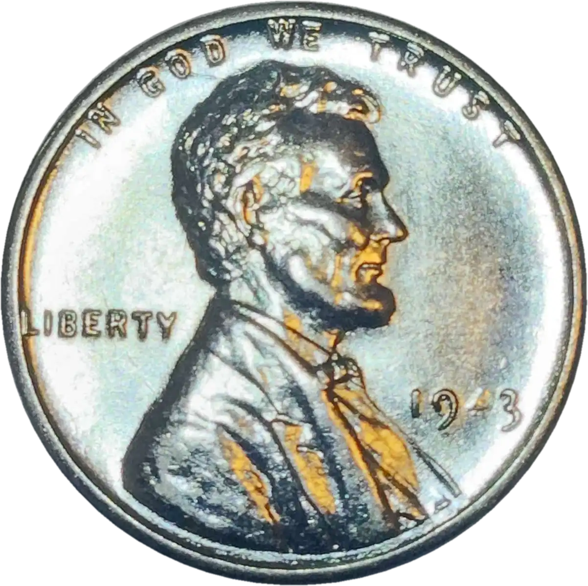 usa 1 cent lincoln wheat penny 1943