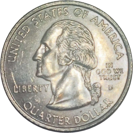 usa new hampshire state 25 cents 2000