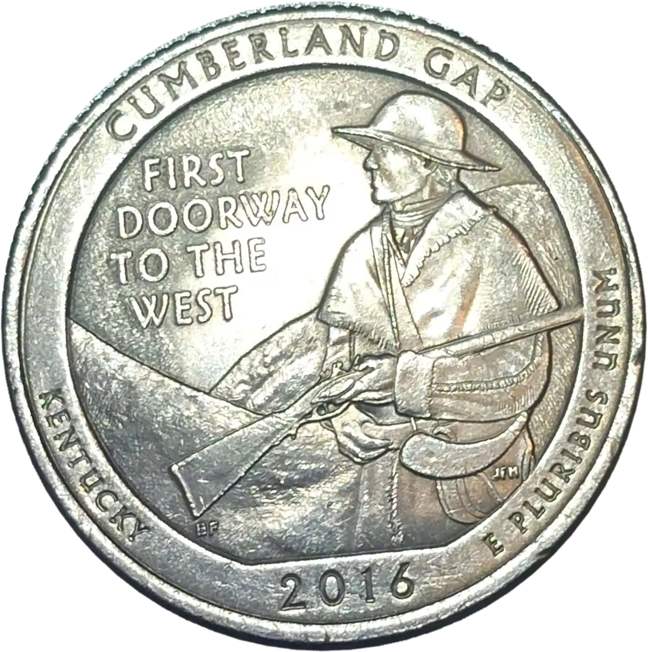 usa 25 cents cumberland gap 2016