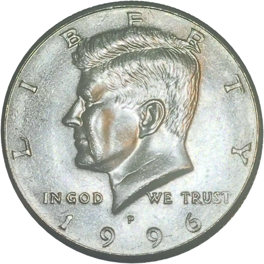 usa kennedy half dollar 1996