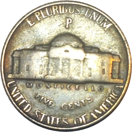 usa 5 cents classic jefferson 1944-P